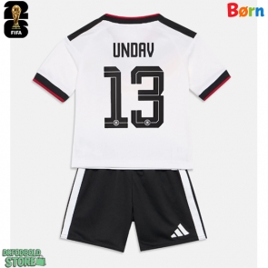 Tyskland Deniz Undav #13 Replika Babytøj Hjemmebanesæt Børn VM 2026 Kortærmet (+ Korte bukser)